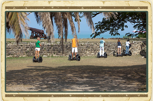 Historic Fort & Beach Tour on Segway from the East Coast