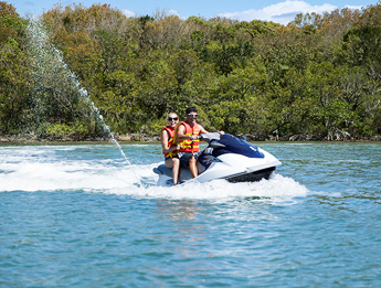 Watersports on our Honeymoon